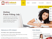 Tablet Screenshot of ntsinfotechonline.com